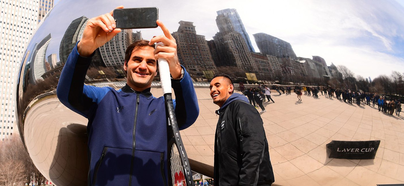 Federer vui ve ra mat Laver Cup anh 4