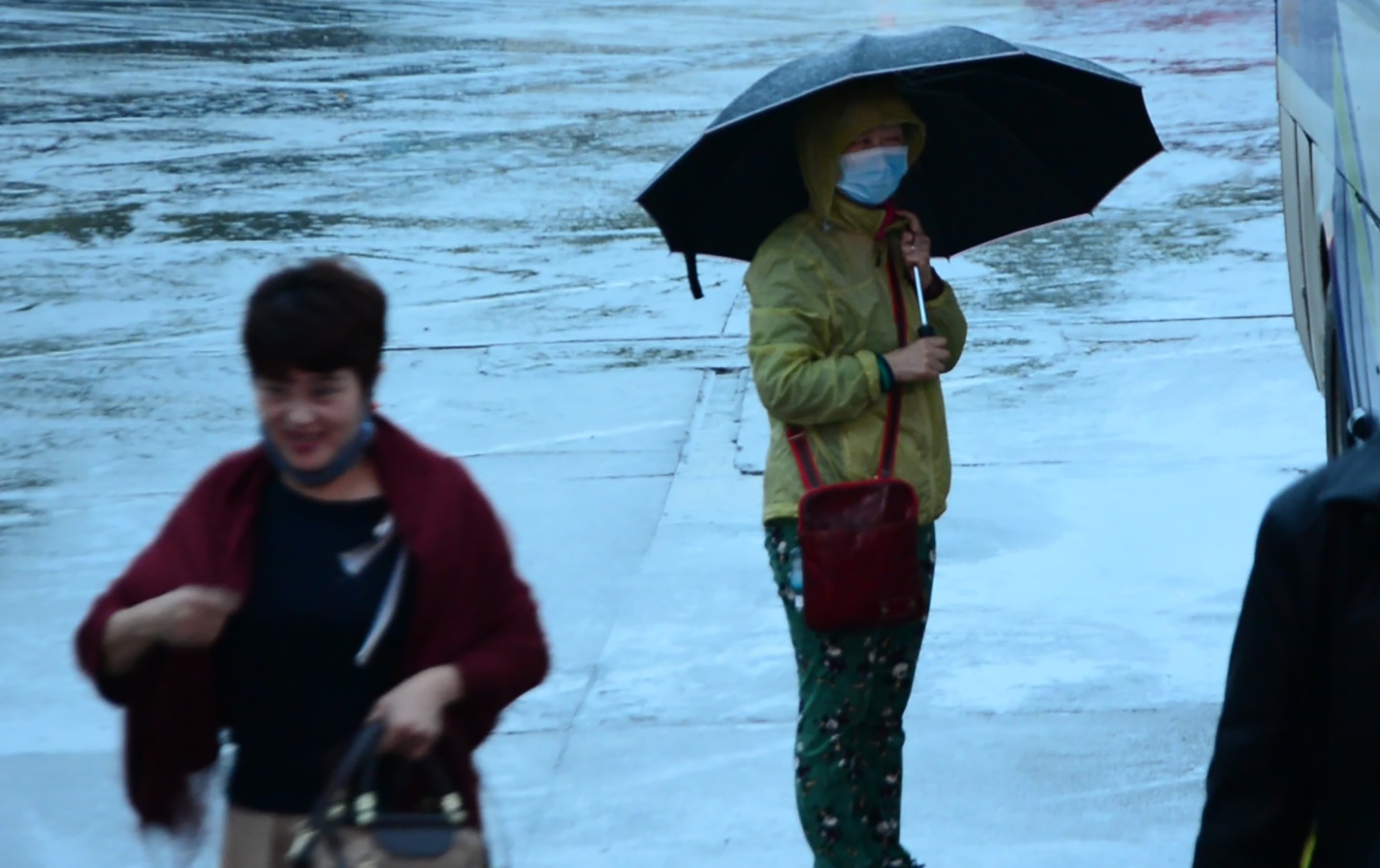 Du khach deo khau trang phong dich tham quan Vinh Ha Long anh 13