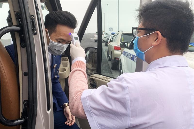 Quang Ninh kiem soat phuong tien ra vao tu 0h dem nay anh 1