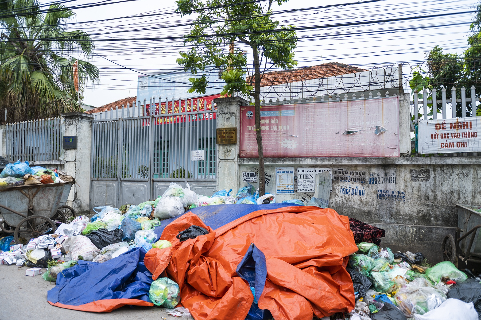 Vận chuyển rác thải ùn ứ ra khỏi nội thành Hạ Long ảnh 1 Van chuyen rac thai un u ra khoi noi thanh Ha Long anh 1