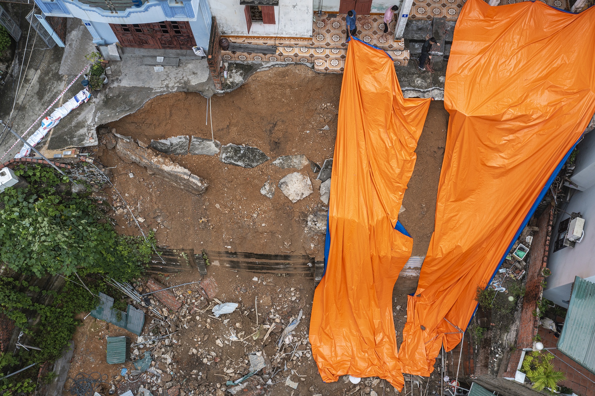 Hien truong vu sat lo lam 3 nguoi tu vong o Ha Long hinh anh