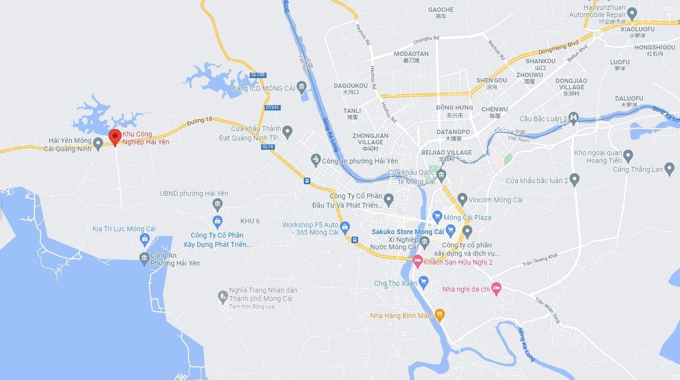 No binh khi,  Khu cong nghiep,  Khu cong nghiep Hai Yen,  Mong Cai,  Quang Ninh,  bong,  benh vien bong quoc gia anh 2