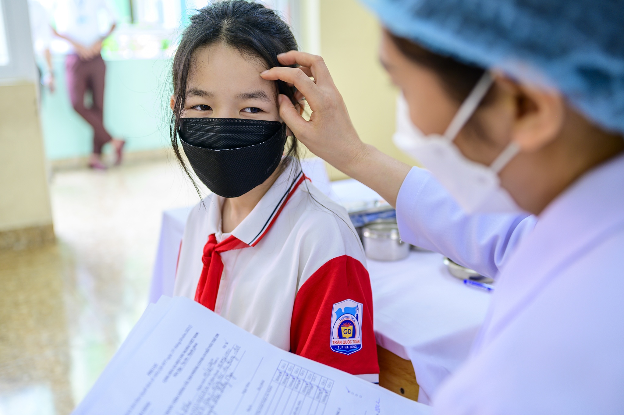 tiem vaccine,  vaccine,  vaccine ngua Covid-19,  Quang Ninh,  tre 5-11 tuoi,  Bo Y te anh 10