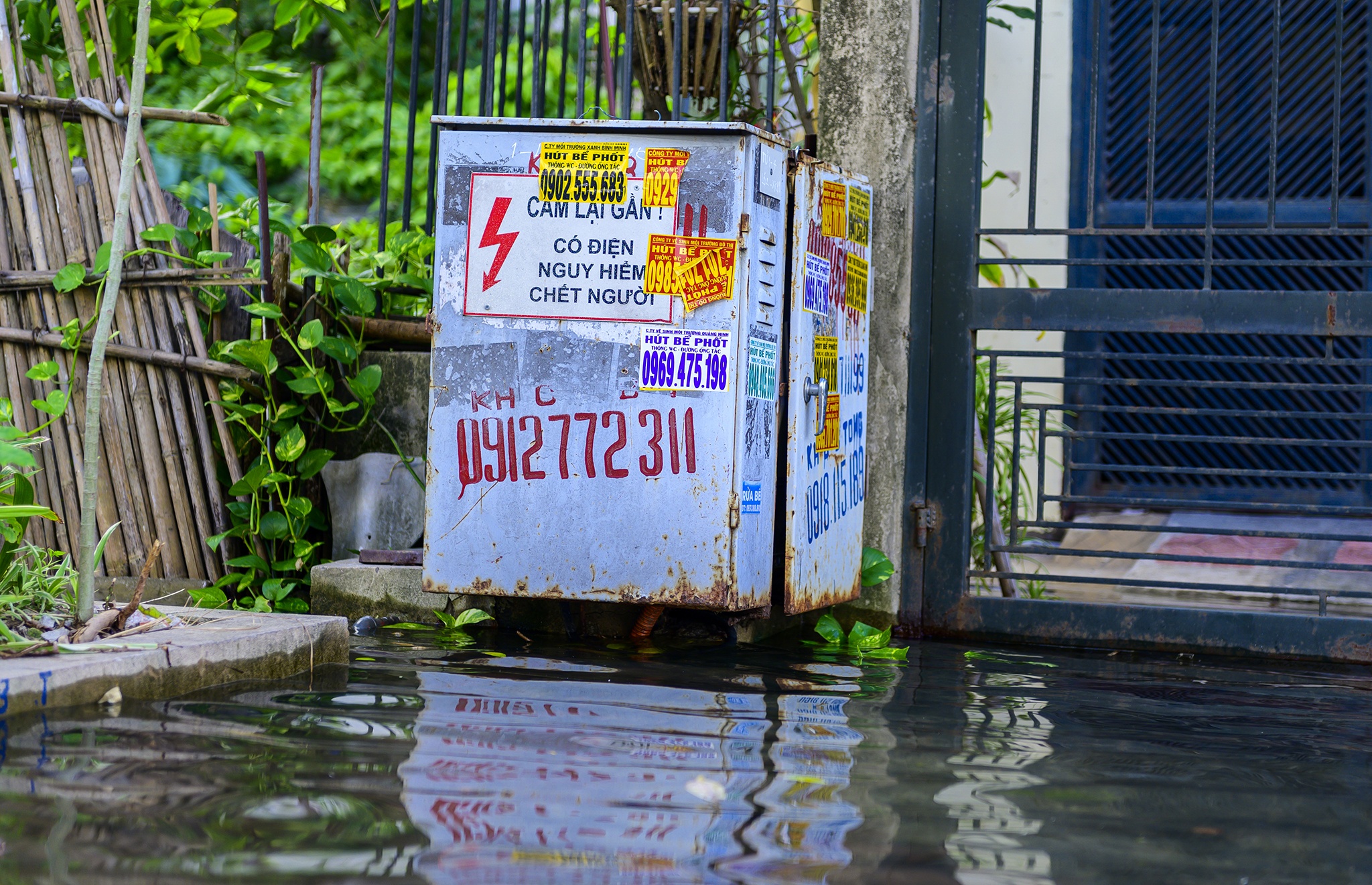 Trieu cuong dang cao,  tre em mang phao ra giua pho tap boi anh 4