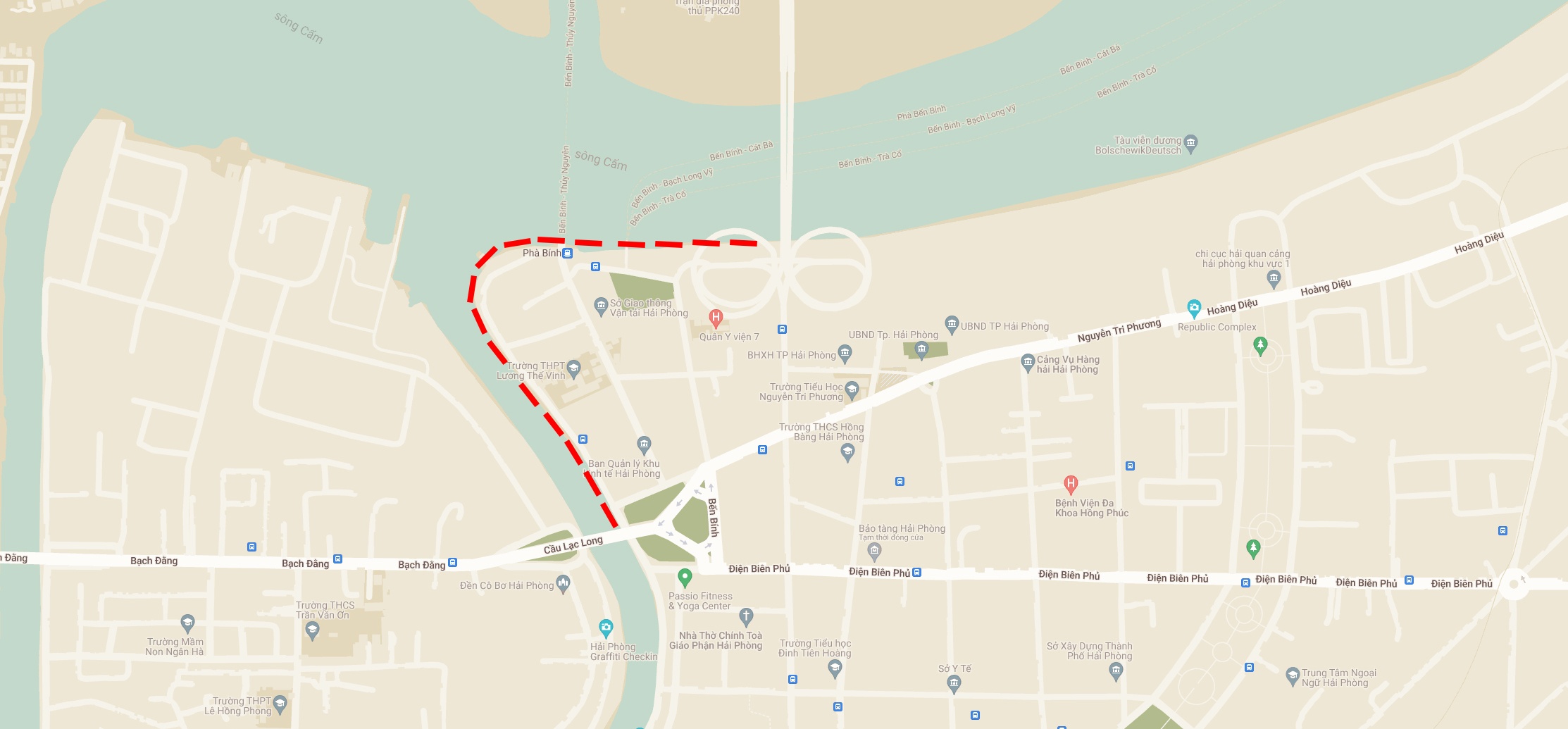 chinh trang song Tam Bac anh 1