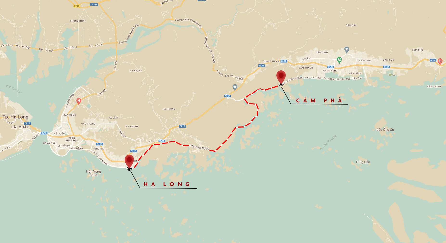 duong bao bien,  Ha Long,  Cam Pha,  Quang Ninh,  vinh Ha Long anh 14