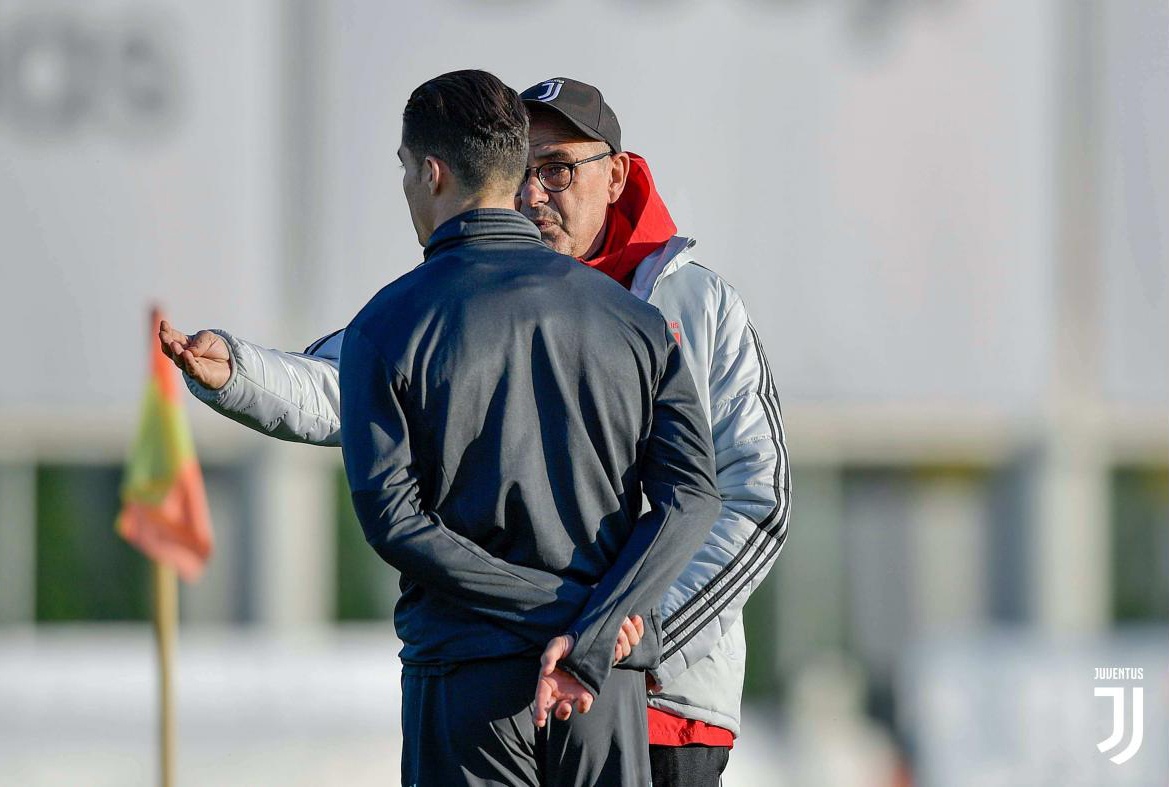 Sarri không mâu thuẫn với Ronaldo ảnh 1 Sarri khong mau thuan voi Ronaldo anh 1