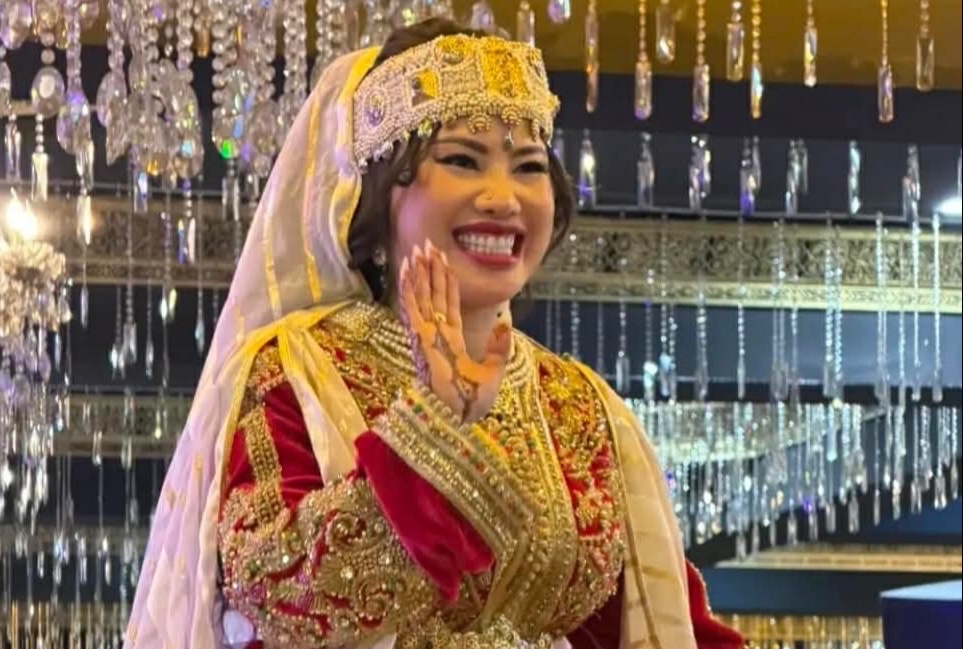 Co dau Viet lay chong Morocco, nhan sinh le ca hom vang, dong ho hinh anh