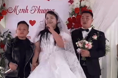 Co dau, chu re Ninh Binh bi nem mam tom trung mat giua tiec cuoi hinh anh