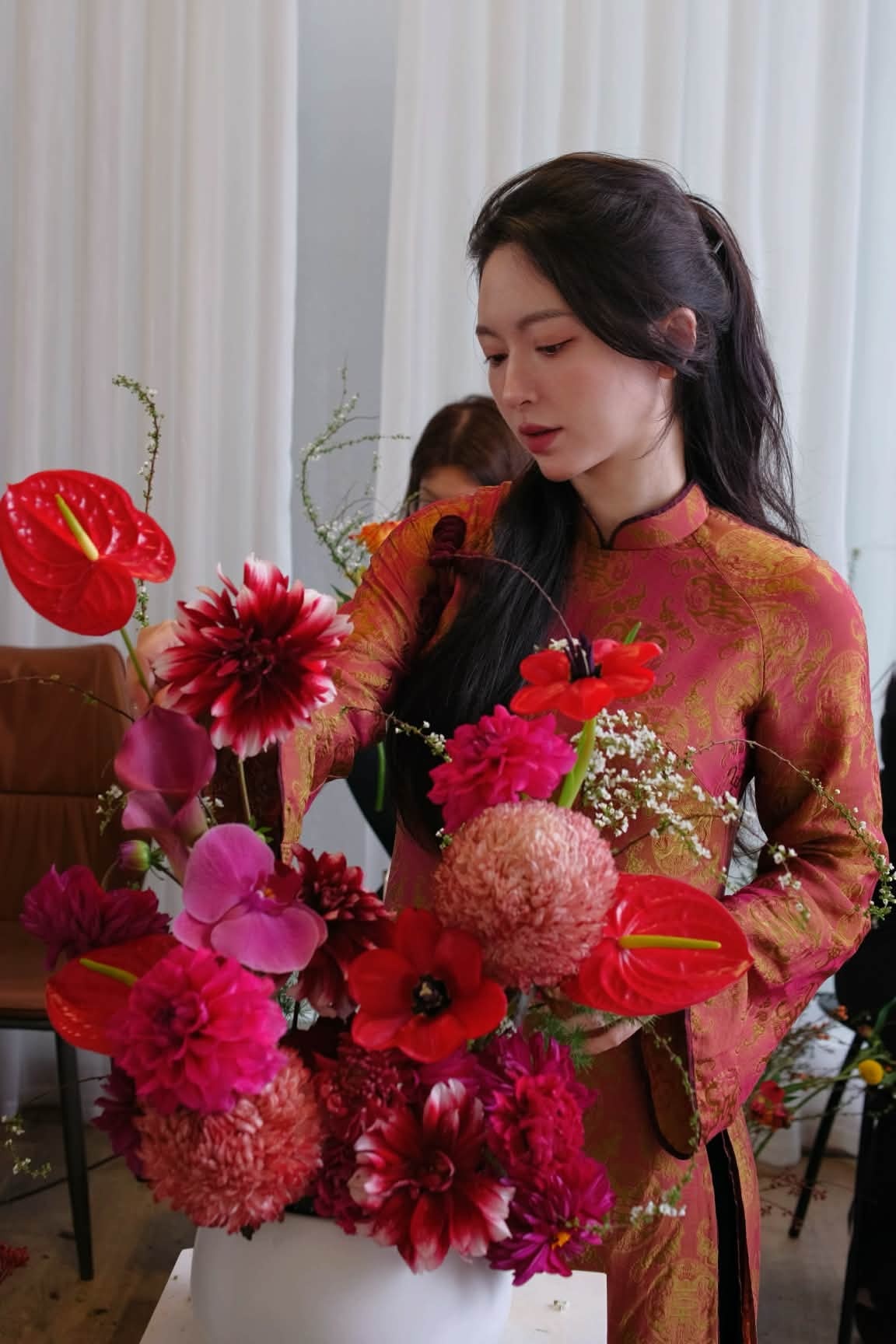 cam hoa trung Tet anh 2