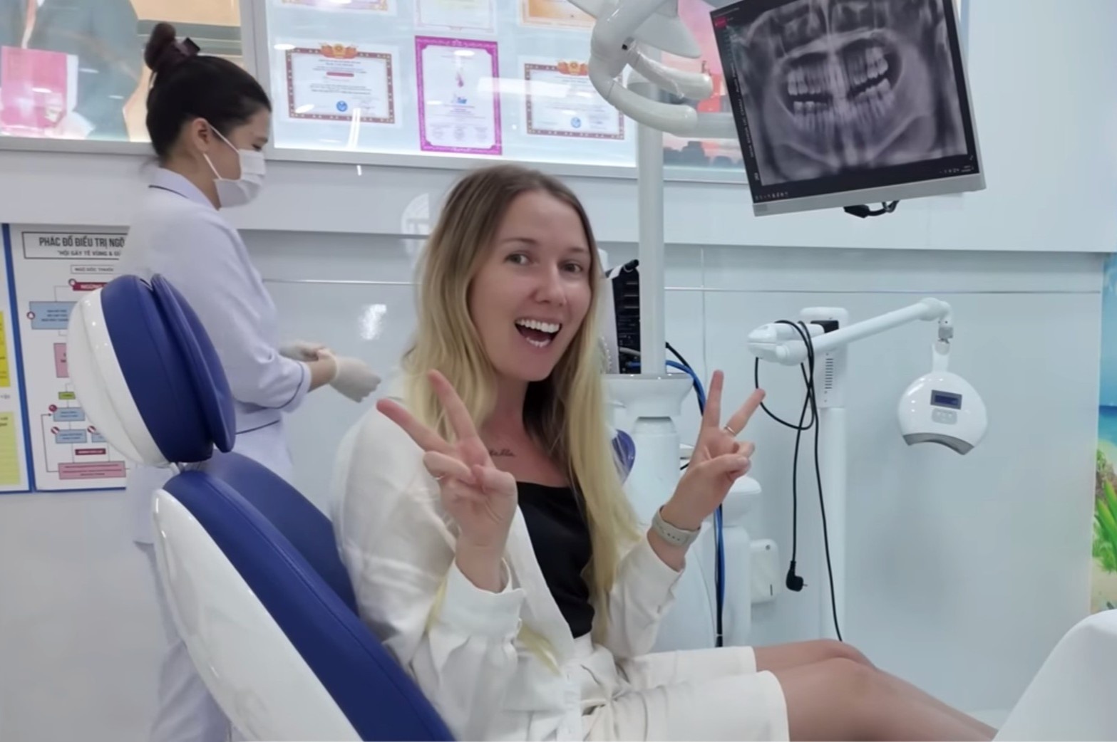 Co gai Ba Lan kinh ngac vi kham rang o Viet Nam khong ton 1 dong hinh anh