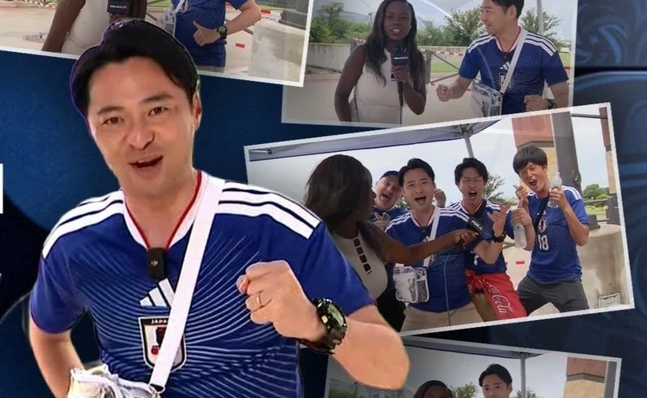 Co dong vien Nhat ap ung tieng Anh hut 9 trieu view tai World Cup hinh anh