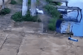 Cậu bé nhanh trí cứu em họ thoát chết dưới hồ sâu trong tích tắc