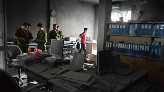 Chay tai Kho bac Nha nuoc tinh Tien Giang hinh anh