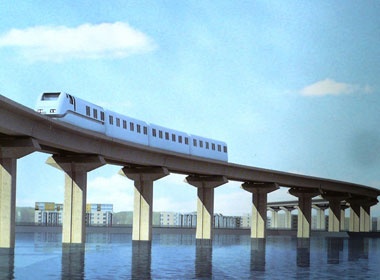 Xay duong sat tren cao My Dinh - Bai Dinh hinh anh