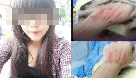 Ro cau chuyen dung nhan tan cong con gai di duong hinh anh