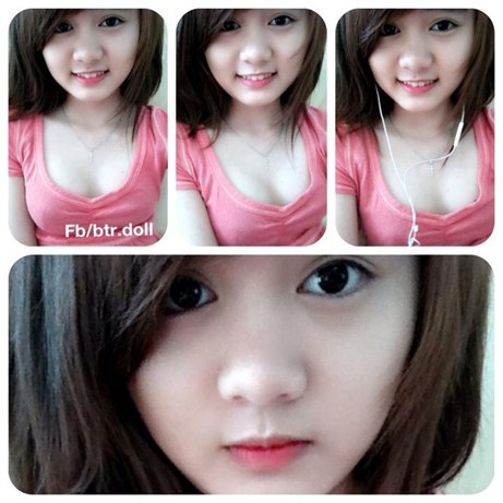 Ve trong sang cua nu sinh 15 tuoi co 200.000 nguoi like hinh anh