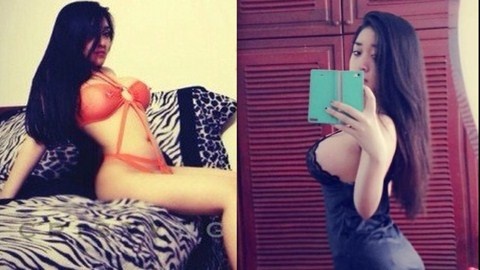 Hot girl 18 tuoi nguc khung hon Thuy Top va Elly Tran hinh anh