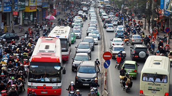 Ha Noi chi 2.560 ty dong mo rong duong Truong Chinh hinh anh