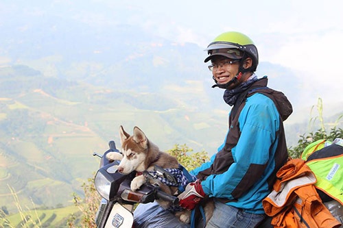 Chu cho theo chu phuot khap Ha Giang hinh anh