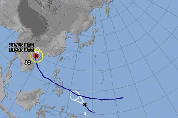 Bao Haiyan chua qua, bien Dong lai sap xuat hien bao so 15 hinh anh
