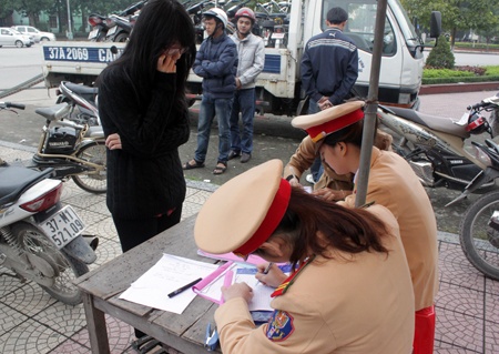 CSGT thanh lap luc luong dac biet xu phat xe dap dien hinh anh