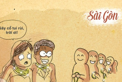 Su khac biet giua dam cuoi Ha Noi - Sai Gon hinh anh