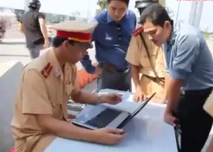 Clip lap to xu ly vi pham giao thong qua hinh anh hinh anh