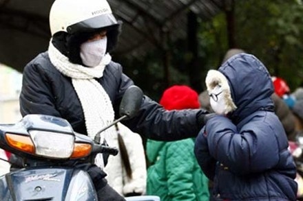 Tuan sau, khong khi lanh manh tan cong mien Bac hinh anh