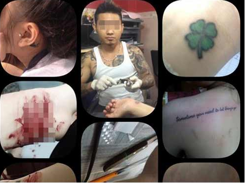 Doi me, teen girl Sai Gon tu rach tay roi up anh len MXH hinh anh