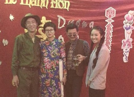 Cap doi dam cuoi theo phong cach thap nien 80 o Zone 9 hinh anh