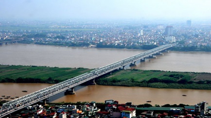 Ha Noi dung ke hoach xay dung ham vuot song Hong hinh anh