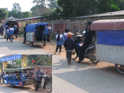 Xe tu che cho hoc sinh thach thuc than chet hinh anh