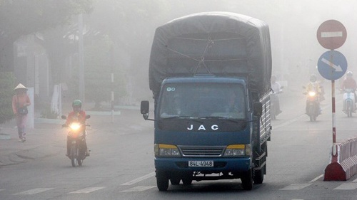 Suong mu day dac tai Dong bang song Cuu Long hinh anh