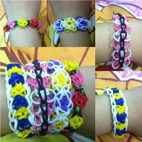 Rainbow loom: Thu choi tu soi day thun hinh anh