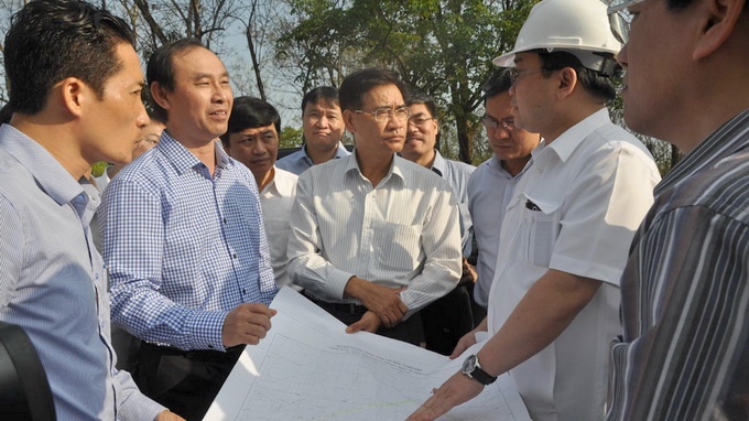 Pho Thu tuong thi sat khu vuc xay dung san bay Long Thanh hinh anh