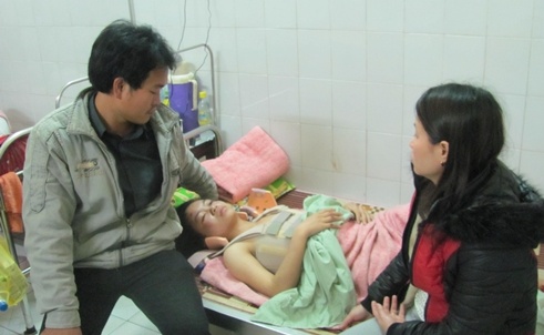 Xe tai chay au tong 5 nu sinh hinh anh