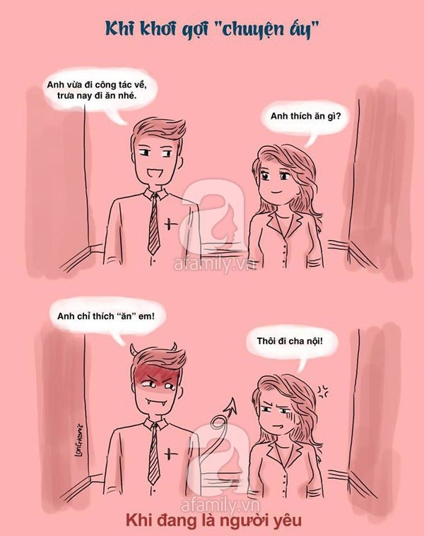 Khi yêu, lúc nào chồng cũng bóng gió và gạ gẫm 