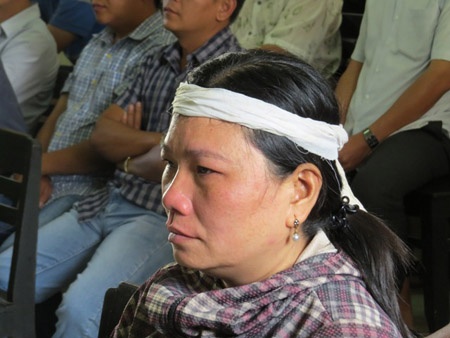 Bà Ngô Thị Tuyết (chị ruột nạn nhân Kiều).