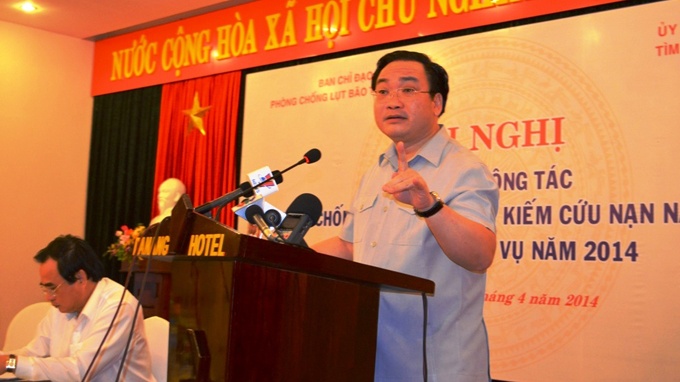 Phó thủ tướng Hoàng Trung Hải chủ trì hội nghị.