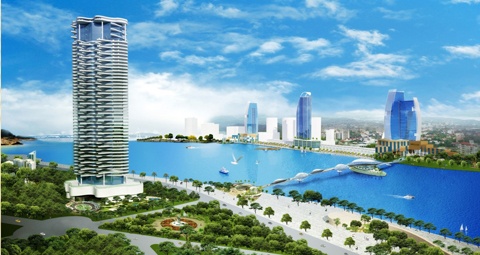 Cầu “vỏ sò” sẽ được xây dựng tại vị trí từ bùng binh đường Đống Đa - Như Nguyệt ở bờ Tây sông Hàn nối qua đường Trần Hưng Đạo ở bờ Đông, do Tập đoàn Mặt trời (Sun Group) đầu tư theo phương thức hoàn trả vốn từ tiền sử dụng đất.