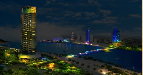 Cùng với việc xây dựng cầu, một công viên có diện tích khoảng 1.500m2 nhô ra mặt sông ở phía bờ Tây cây cầu sẽ được xây dựng nhằm đáp ứng nhu cầu ngắm cảnh, thưởng thức cà phê, giải khát.