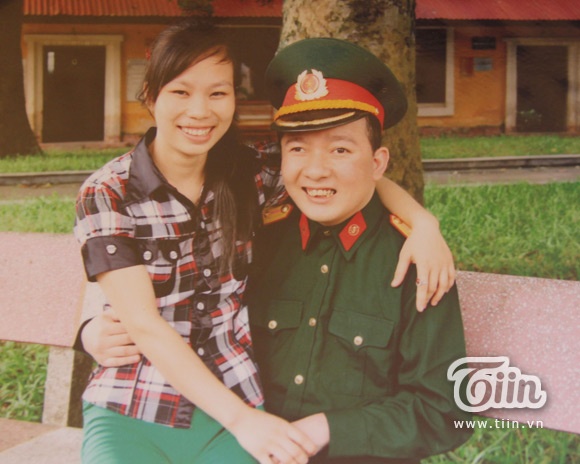 Bức ảnh Tài và Phượng chụp khi mới nhận lời yêu nhau.