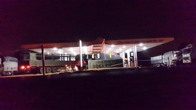 Tai xe dot lua vuot tram can, co quan chuc nang co thu hinh anh