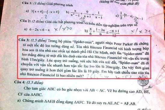 De thi yeu cau hoc sinh tinh chieu cao toa nha Bitexco hinh anh