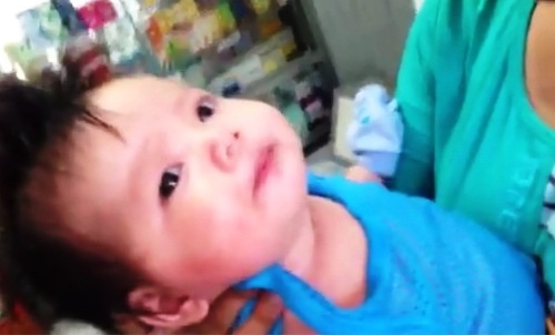 Bo roi con 3 thang tuoi o tiem thuoc tay hinh anh