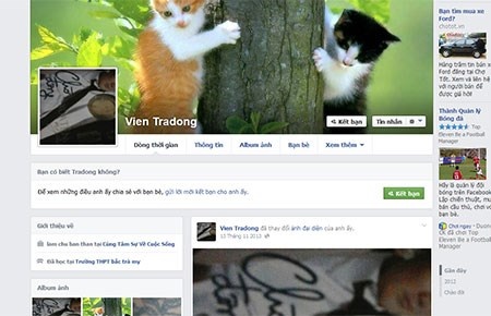 Bat truy na tu anh tren Facebook hinh anh