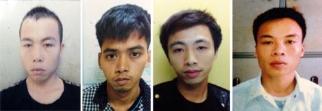 Một số đối tượng vụ án.