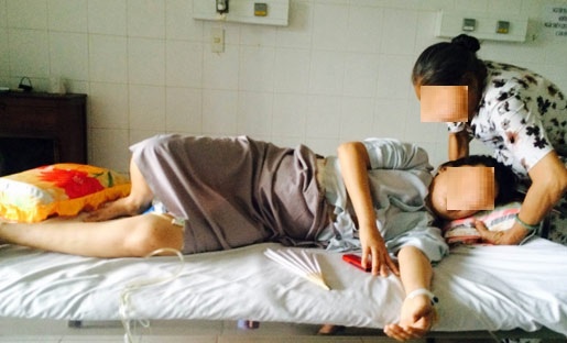 Chan doan viem ruot thua nhung mo cat... buong trung hinh anh