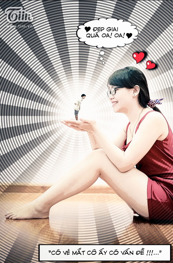 Một vật thể lạ xuất hiện mang theo anh chàng tí hon, không phải là giấc mơ mà là sự thật.